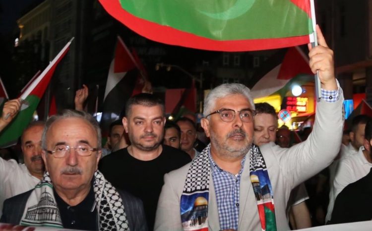  “Gazze’nin Sesi, Şehit İsmail Haniye’nin Vasiyeti” yürüyüşümüzü gerçekleştirdik